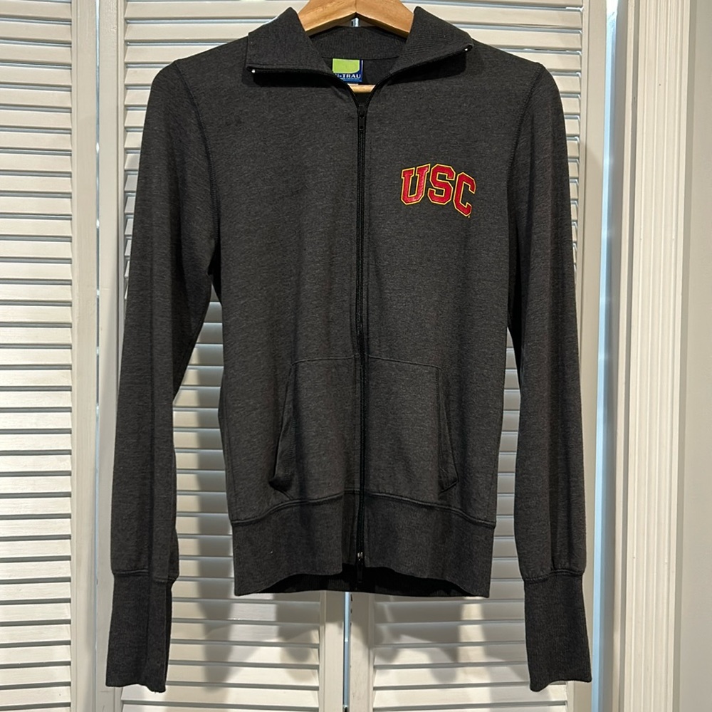 NWOT USC Full Zip Front Pockets Track Jacket